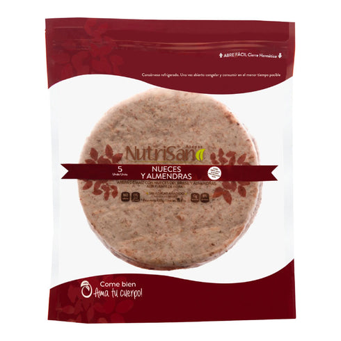AREPA NUECES Y ALMENDRAS X 5 450GR